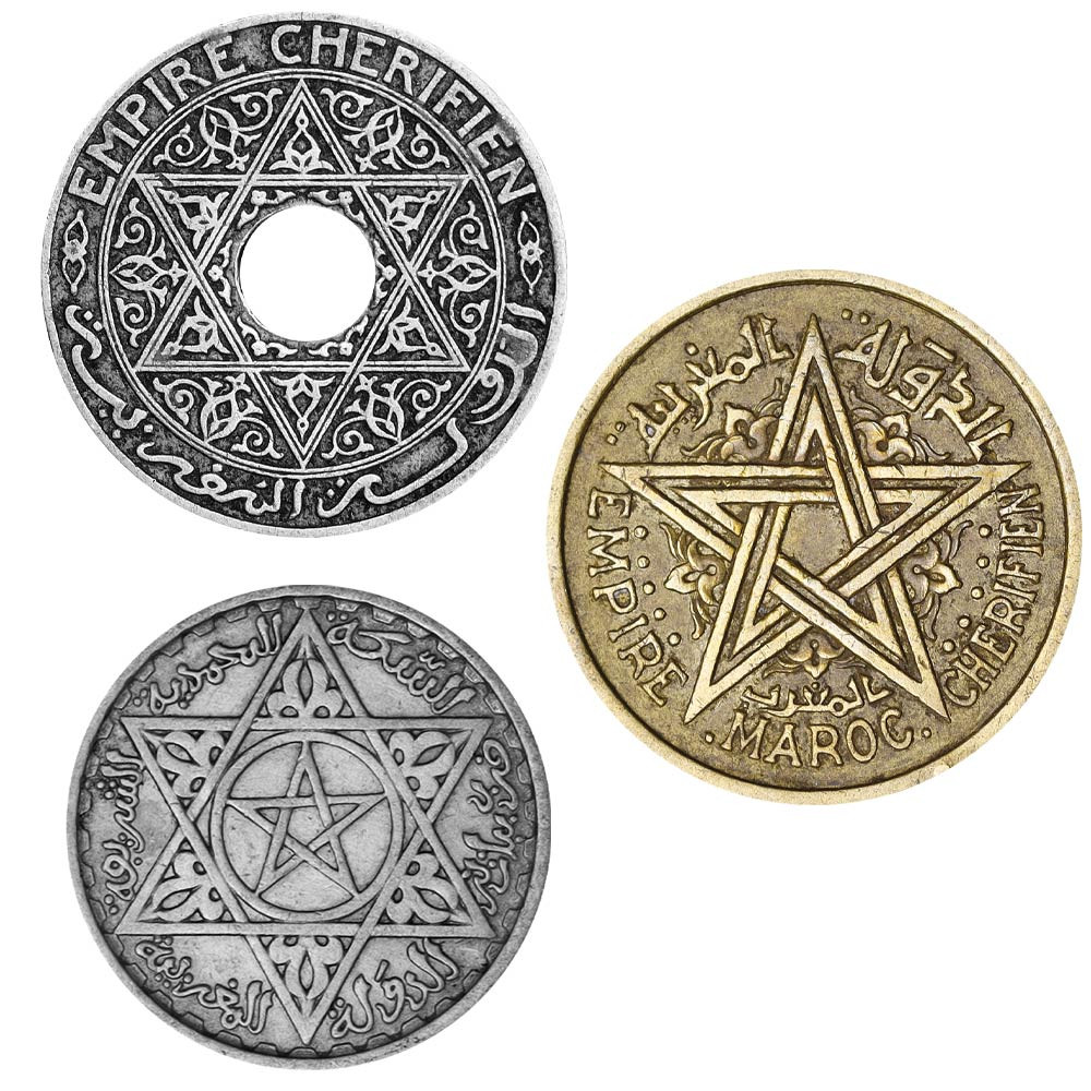 Lot 3 Monnaies Maroc