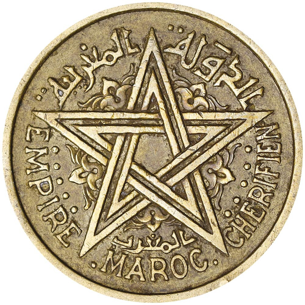2 Francs Maroc 1945