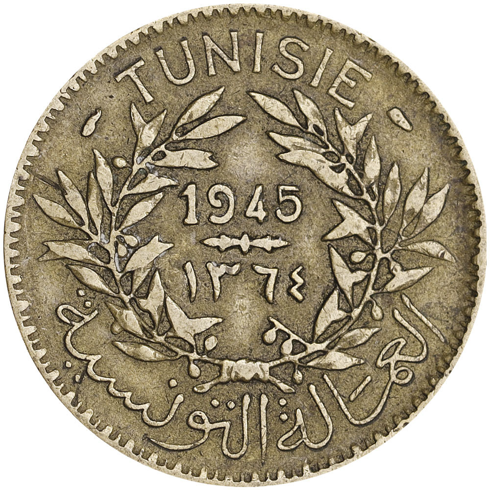 2 Francs Tunisie 1921-1945