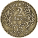2 Francs Tunisie 1921-1945