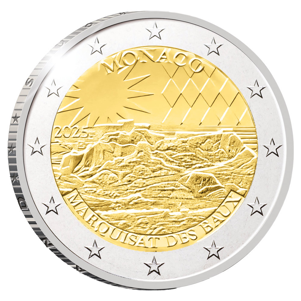 2 Euro Monaco BE 2025 - Marquisat des Baux
