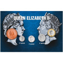 Série Royaume-Uni - 5 Portraits de la Reine Élisabeth II