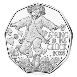 5 Euro Argent Autriche BU 2026 - Bonheur printanier