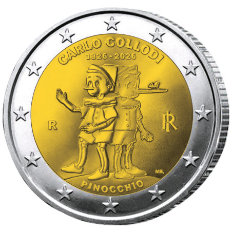 2 Euro Italie 2026 - Carlo CollodiPinocchio