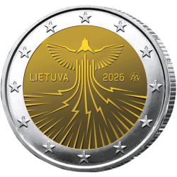 2 Euro Lituanie 2026 - Oiseau de la liberté