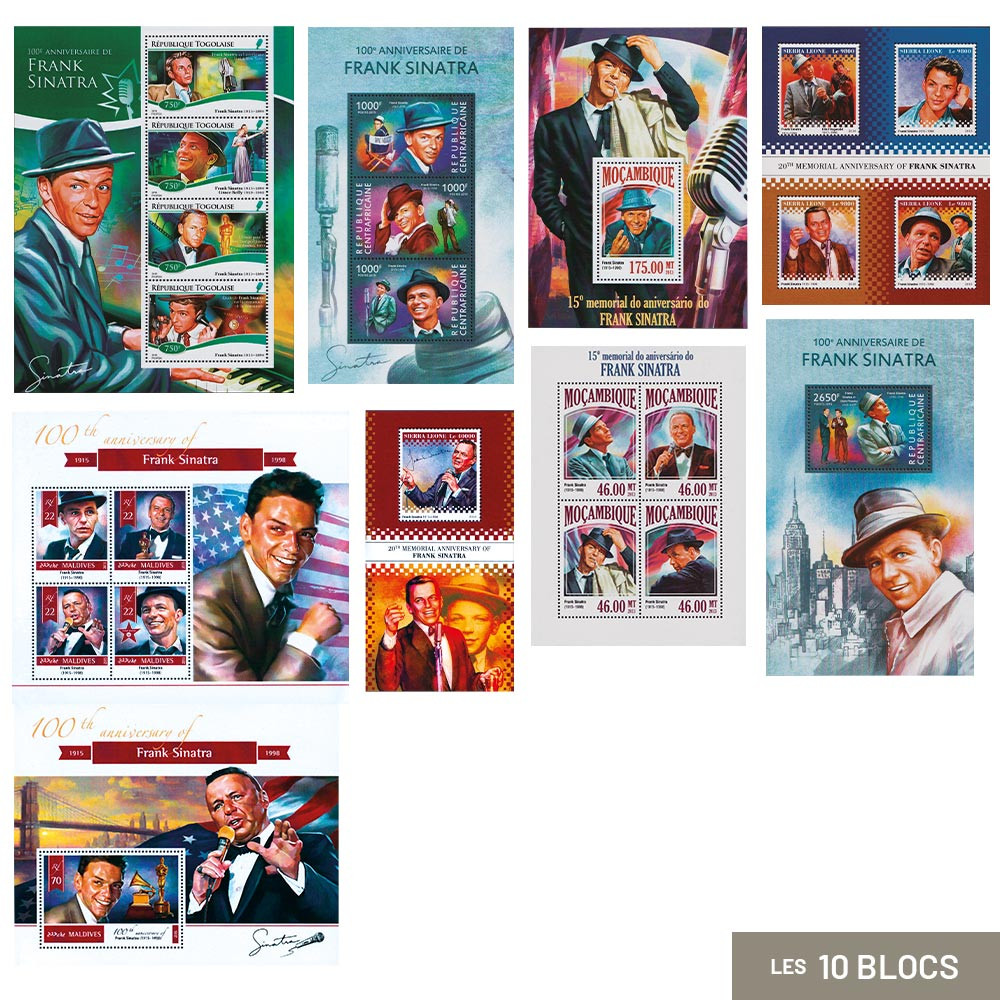 10 blocs-feuillets Sinatra