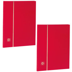 Lot 2 Albums de collection rouge