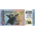 Billet Souvenir 10 Crédits Galactic - Maître Yoda