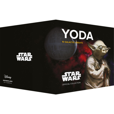 Billet Souvenir 10 Crédits Galactic - Maître Yoda
