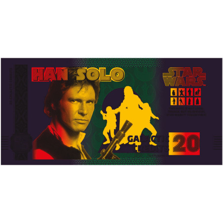 Billet Souvenir 20 Crédits Galactic - Han Solo