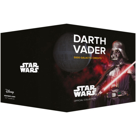 Billet Souvenir 5000 Crédits Galactic - Dark Vador