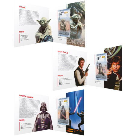 Lot 3 Billets Souvenir Star Wars