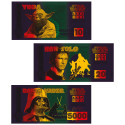 Lot 3 Billets Souvenir Star Wars