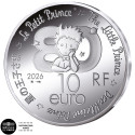 10 Euro Argent France BE 2026 colorisée - Le Petit Prince - Avion