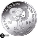 10 Euro Argent France BE 2026 colorisée - Le Petit Prince - Renard