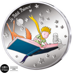 10 Euro Argent France BE 2026 colorisée - Le Petit Prince - Livre