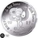 10 Euro Argent France BE 2026 colorisée - Le Petit Prince - Livre