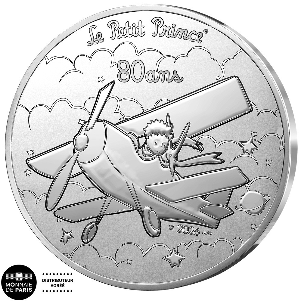 100 Euro Argent France 2026 - Le Petit Prince