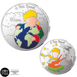 Lot 10 Euro + 50 Euro Argent France 2026 colorisées - Le Petit Prince