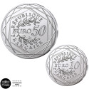 Lot 10 Euro + 50 Euro Argent France 2026 colorisées - Le Petit Prince
