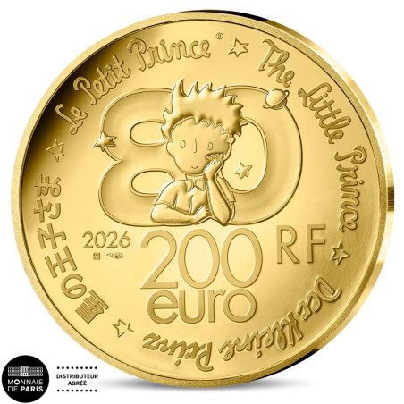 200 Euro Or France BE 2026 - Le Petit Prince