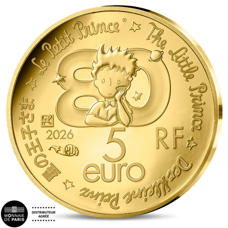 5 Euro Or France BE 2026 - Le Petit Prince
