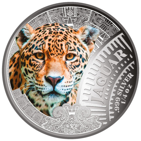 500 Francs CFA  Argent BU 2026 colorisée - Big 5 : Jaguar