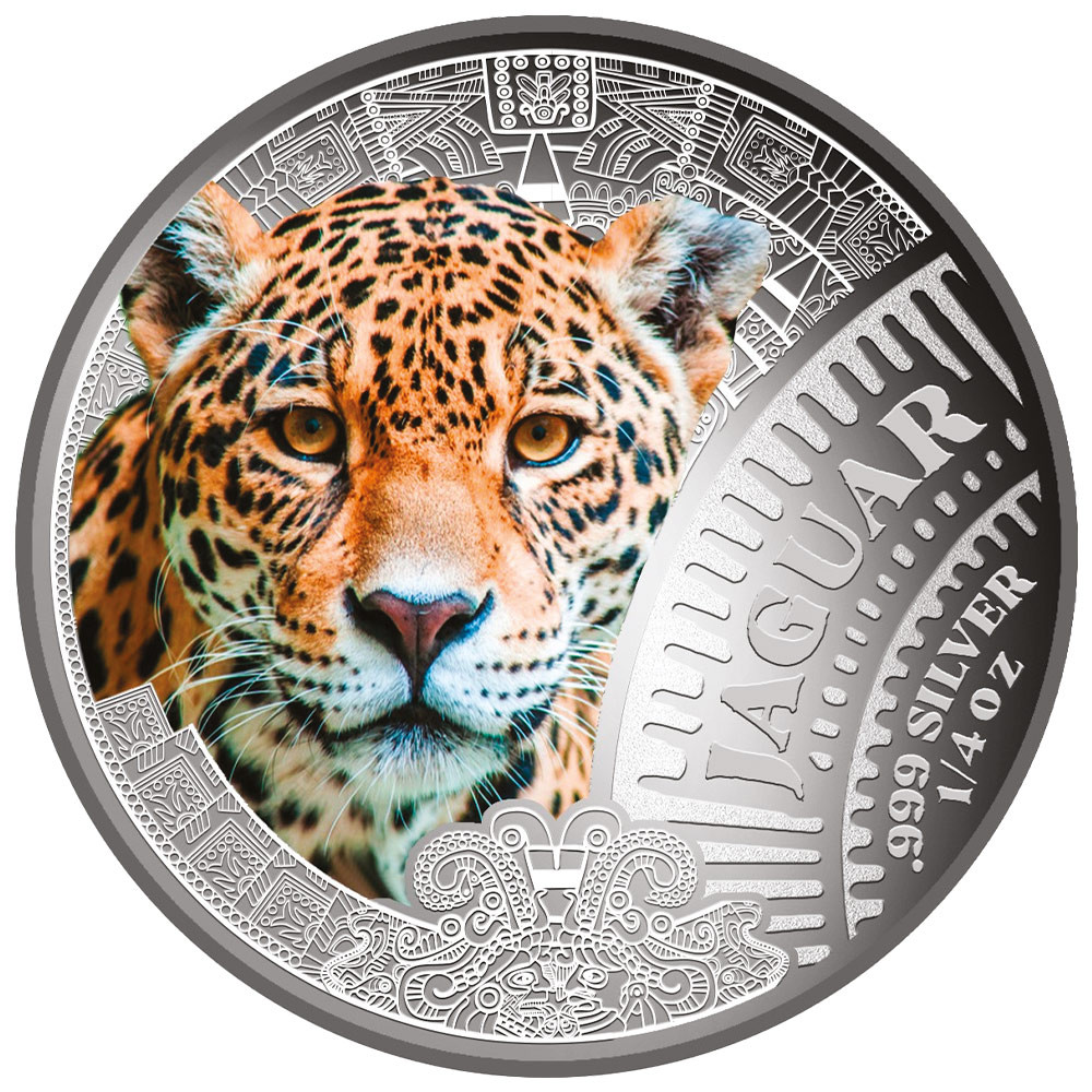 500 Francs CFA  Argent BU 2026 colorisée - Big 5 : Jaguar