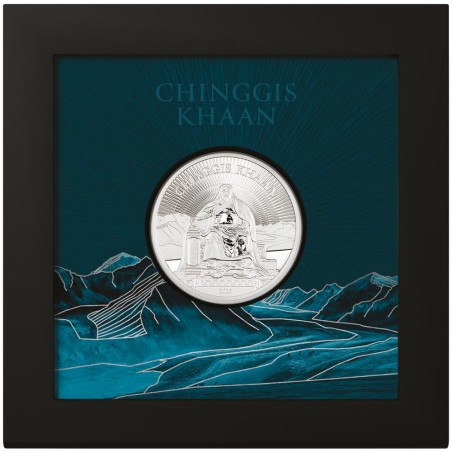 500 Tögrög Argent BE 2026 - Gengis Khan