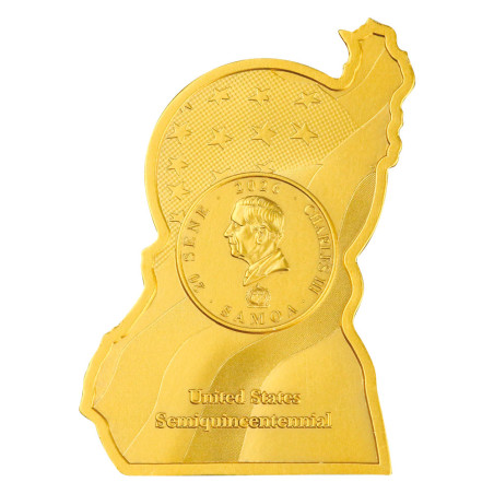 0,20 Tala 2026 dorée - Statue de la liberté