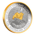 1 Dollar Argent Australie BE 2026 dorée - 40 ans du “Nugget”