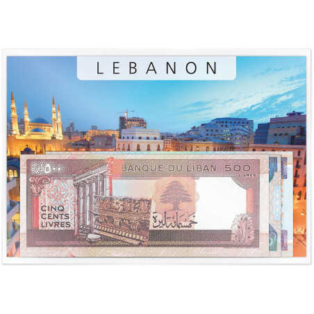 3 billets Liban 1988-1993