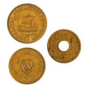 Lot 3 monnaies Liban