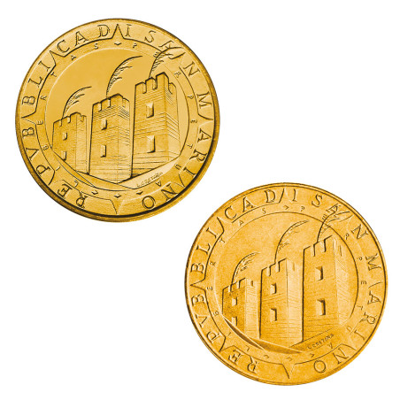 Lot 20 + 200 Lires Saint-Marin 1992 - Christophe Colomb