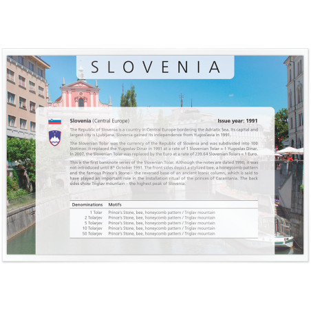 Lot Monnaies Slovénie