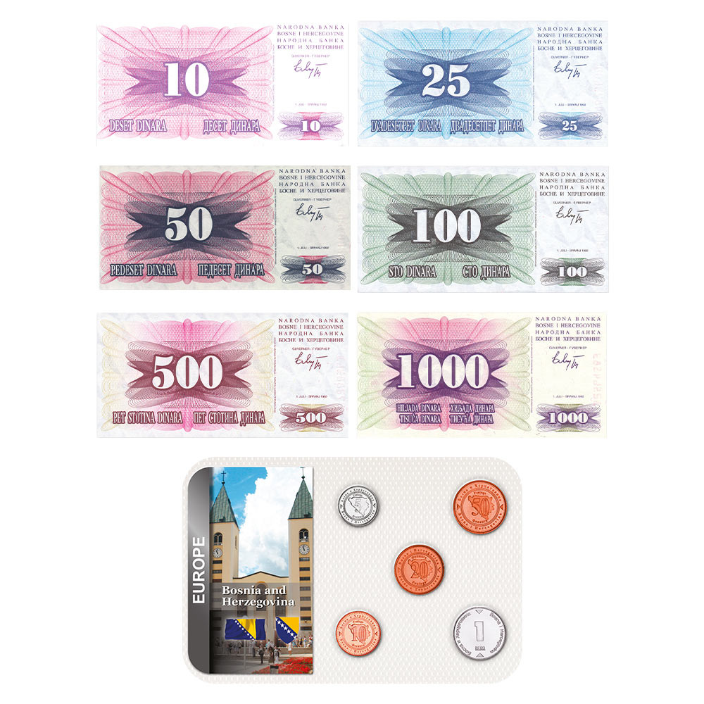 Lot Monnaies Bosnie-Herzégovine
