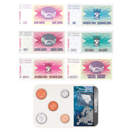 Lot Monnaies Bosnie-Herzégovine