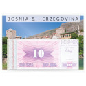 6 billets Bosnie-Herzégovine 1992