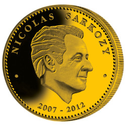 Président Nicolas Sarkozy dorée