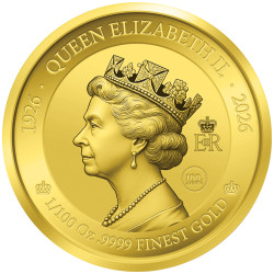 200 Dalasis Or BE 2026 - 100 ans de la naissance d’Élisabeth II