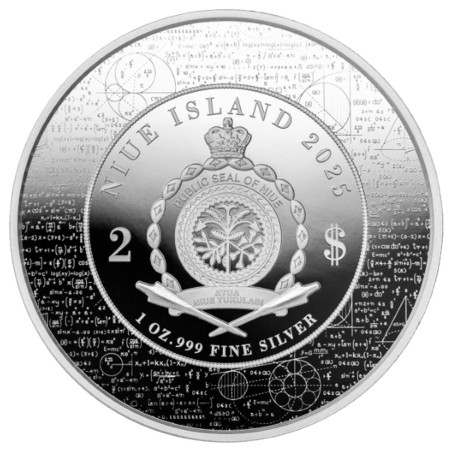 2 Dollars Argent BE 2026 - Isaac Newton