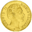 10 Mark Or  Royaume de Bavière - Louis II (1864-1886)