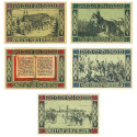 5 billets Allemagne 1920