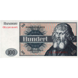 100 Marks Allemagne 1960 - Essai - Hieronymus Holschuher