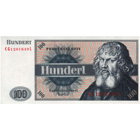 100 Marks Allemagne 1960 - Essai - Hieronymus Holschuher