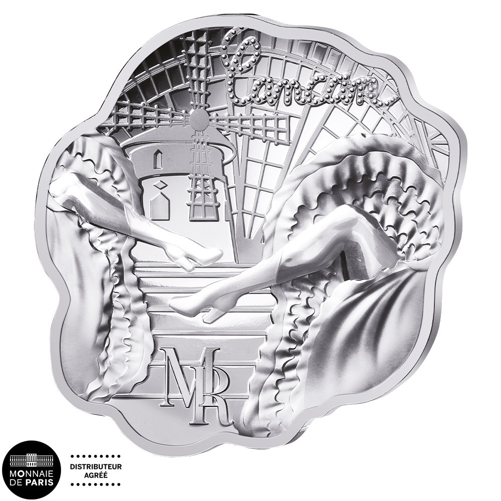 10 Euro Argent France BE 2026 colorisée - Moulin Rouge®