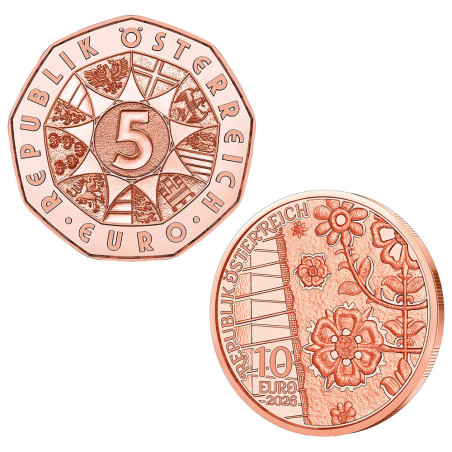 Lot 5 Euro et 10 Euro Autriche 2026