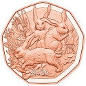 5 Euro Autriche 2026 - Sainte famille aux trois lapins Albrecht Durer