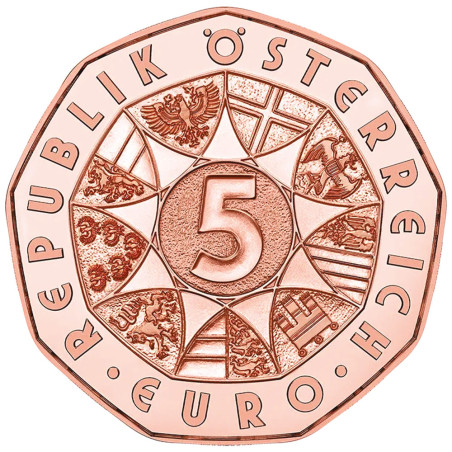 5 Euro Autriche 2026 - Sainte famille aux trois lapins Albrecht Durer