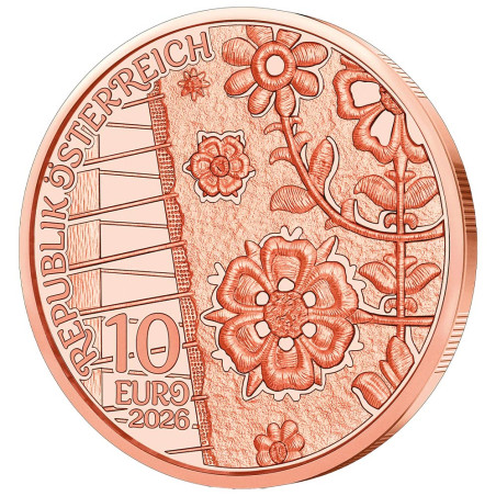 10 Euro Autriche BU 2026 - Tradition : Loden